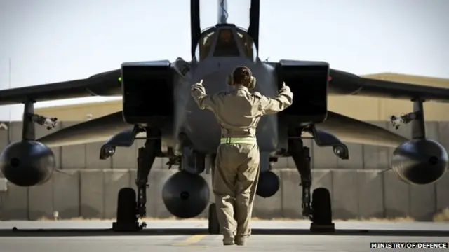 RAF Tornado GR4 in Afghanistan in November 2014