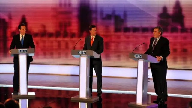 Leaders' election debate from 2010