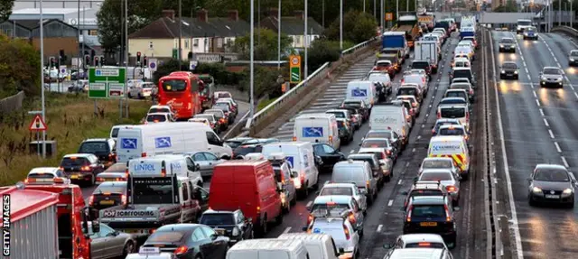 Traffic in London