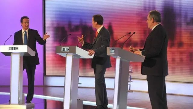 Image of 2010 election debate