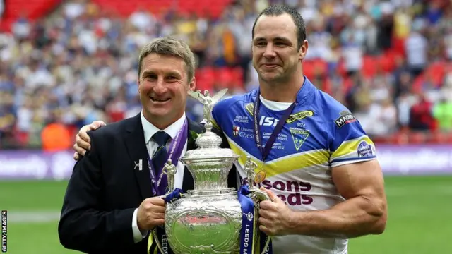 Tommy Smith (left), alongside Adrian Morley