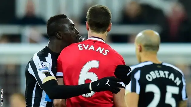 The FA charge Papiss Cisse and Jonny Evans