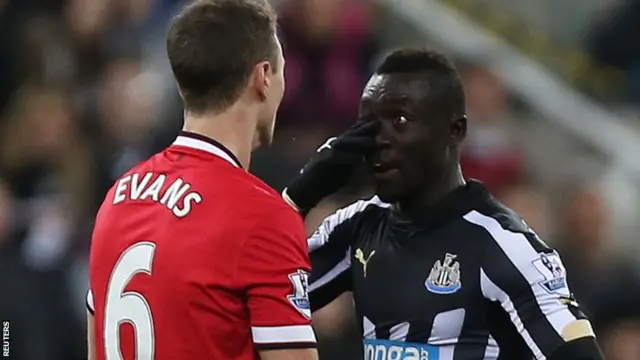 The FA charge Papiss Cisse and Jonny Evans