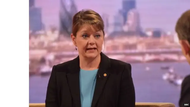 Plaid Cymru leader Leanne Wood AM