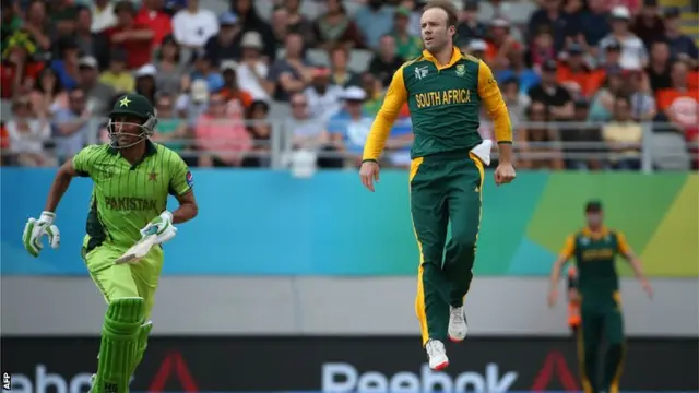 AB de Villiers, foreground