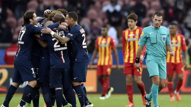 Paris St-Germain players