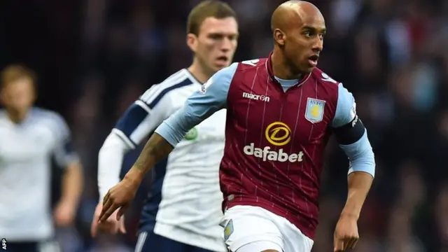 Aston Villa's Fabian Delph