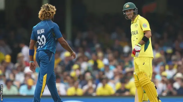Lasith Malinga and Glenn Maxwell