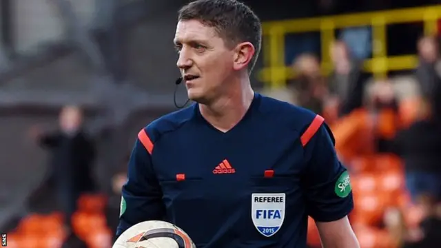 Referee Craig Thomson