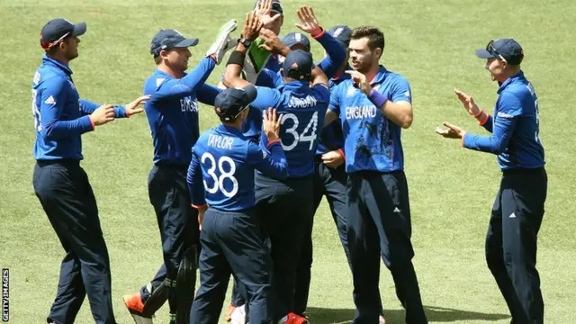 England celebrate