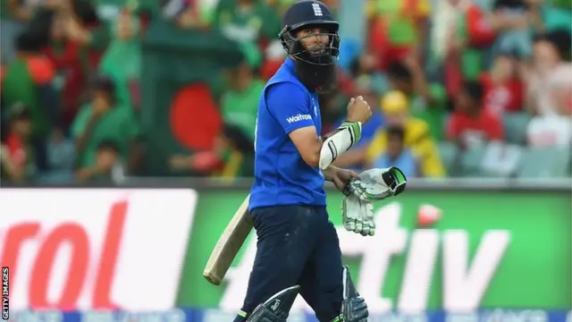 Moeen Ali walks