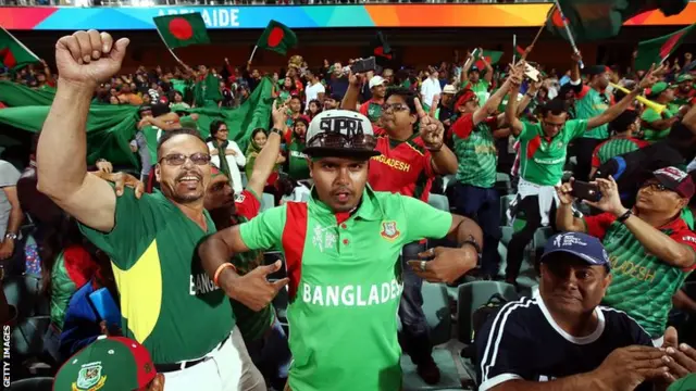 Bangladesh supporters celebrate