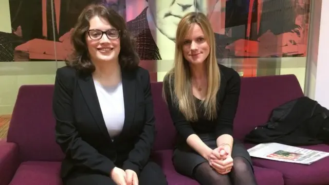 Buzzfeed's Emily Ashton and Charlotte Henry from City AM.