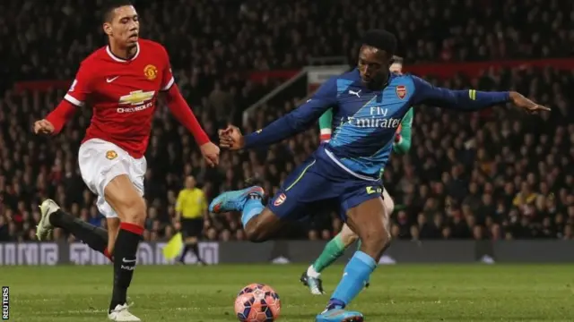 Danny Welbeck scores