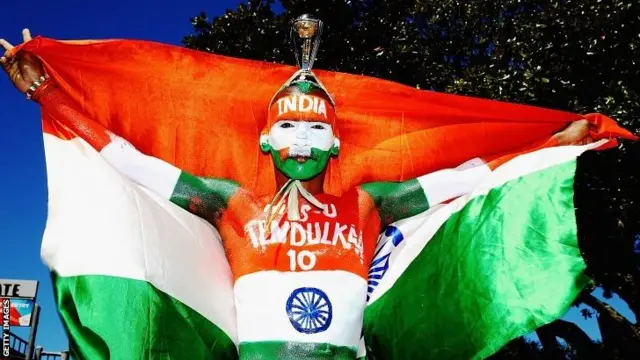 An India cricket fan