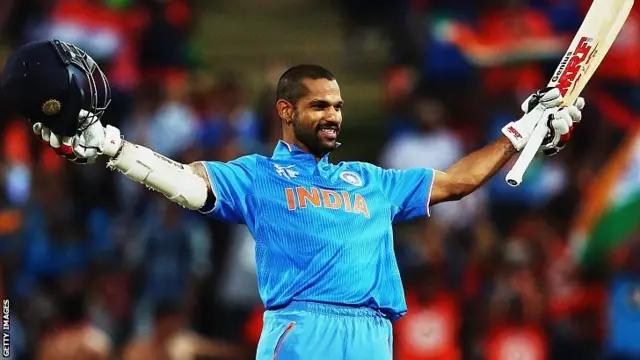 Shikhar Dhawan of India