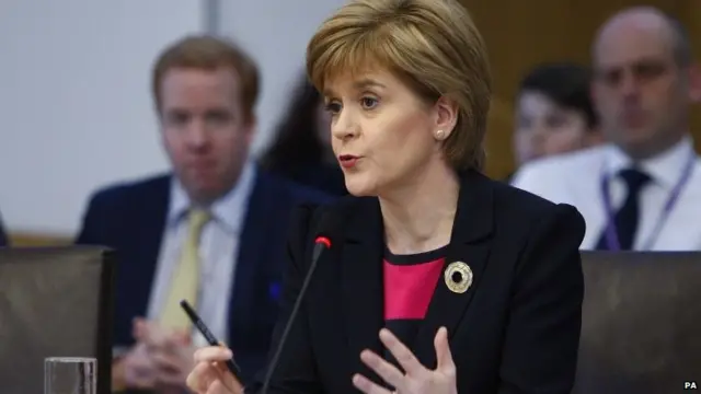 First Minister Nicola Sturgeon