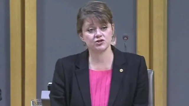 Plaid Cymru leader Leanne Wood