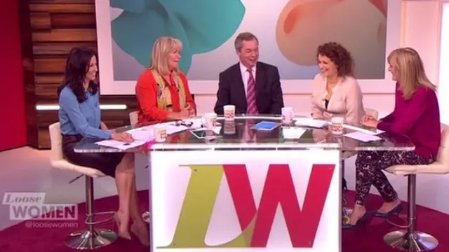 Nigel Farage on Loose Women