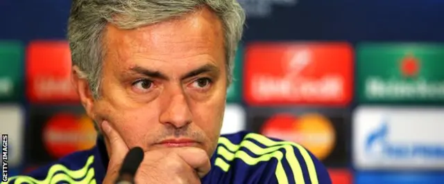 Chelsea boss Jose Mourinho