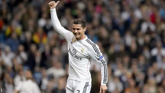 Cristiano Ronaldo thumbs up