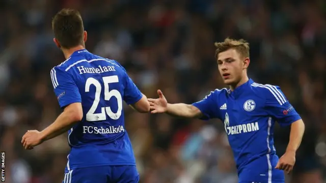 Huntelaar celebrates