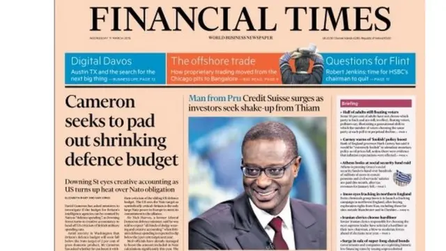 FT front page