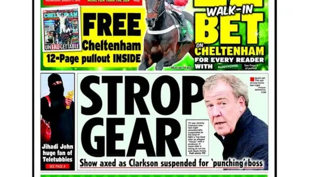 Daily Star front page