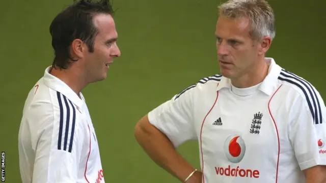 Michael Vaughan and Peter Moores