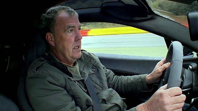 Jeremy Clarkson in driving seat