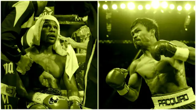 Floyd Mayweather and Manny pacquiao