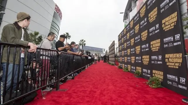 Red carpet for Mayweather v Pacquiao news conference