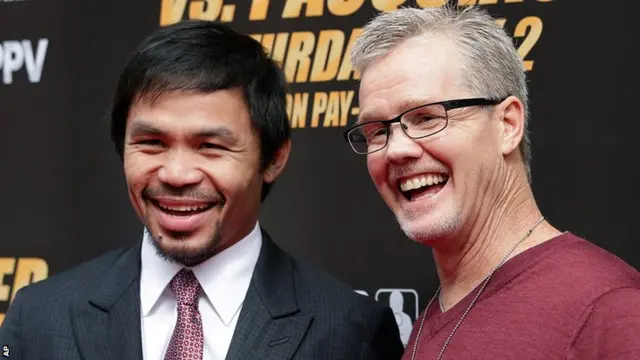 Freddy Roach and Manny Pacquiao