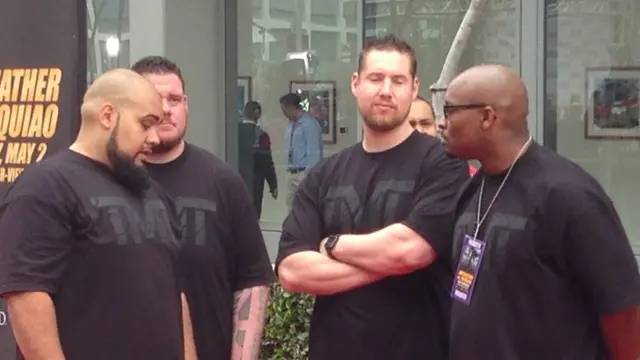 Mayweather's bodyguards