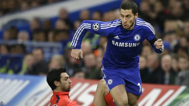 Chelsea playmaker Eden Hazard