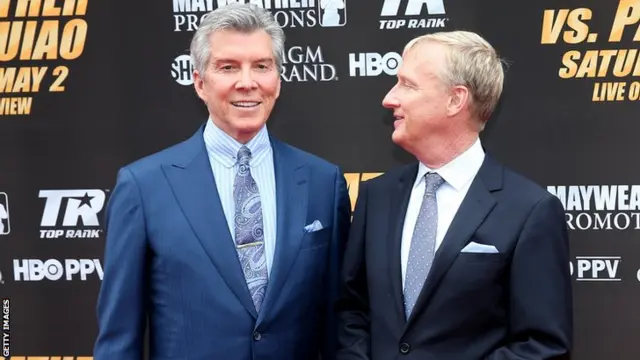 Michael Buffer and Jimmy Lennon