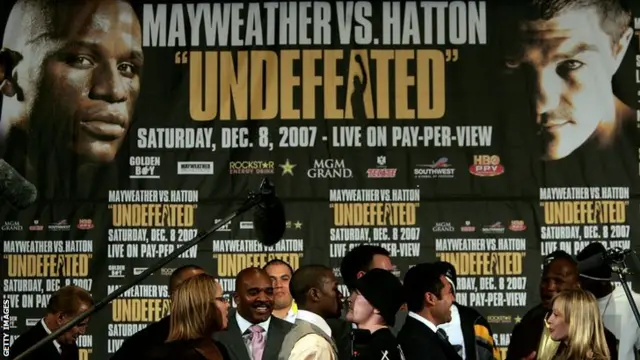 Floyd Mayweather and Ricky Hatton pre-fight press conference