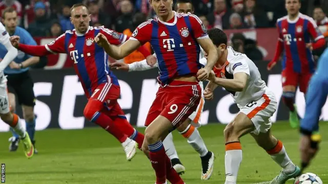 Franck Ribery scores