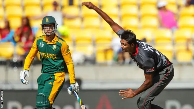 Rilee Rossouw and Amjad Javed