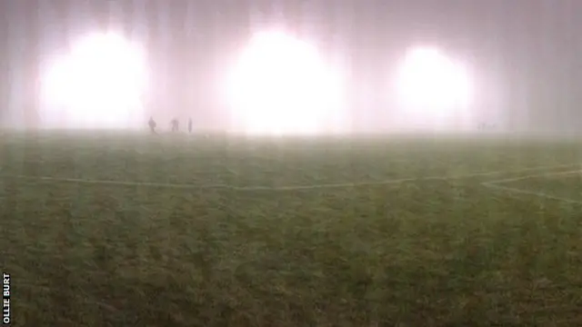 The fog at Poltair Park