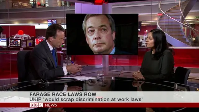 Kiran Daurka on BBC set