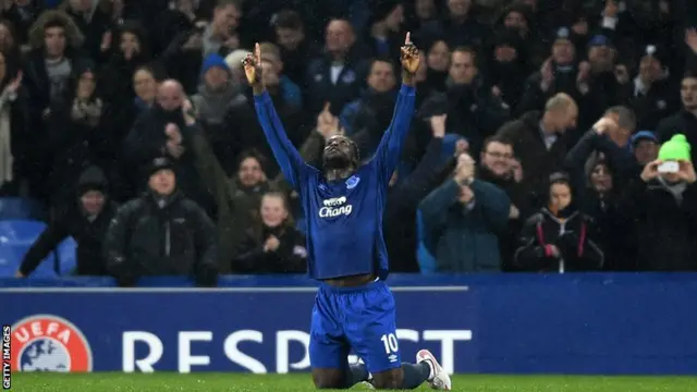 Everton forward Romelu Lukaku