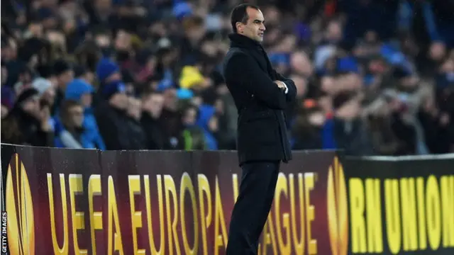 Everton manager Roberto Martinez