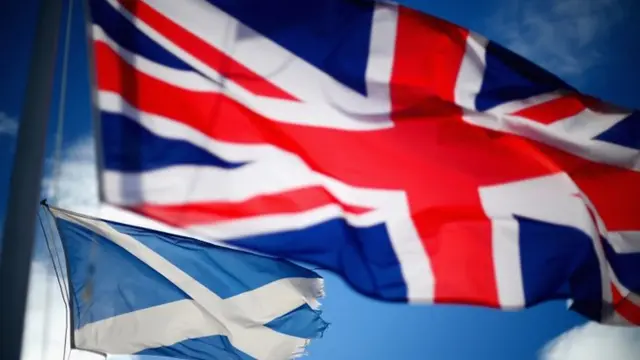 Union Jack and Saltire