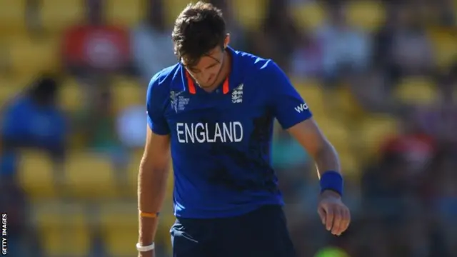 England bowler Steven Finn