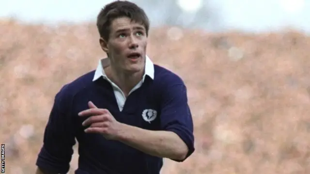 Scotland try scorer Tony Stanger