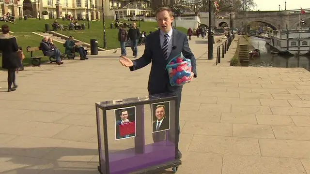 Adam Fleming with Daily Politics mood box