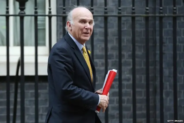 Business Secretary Vince Cable