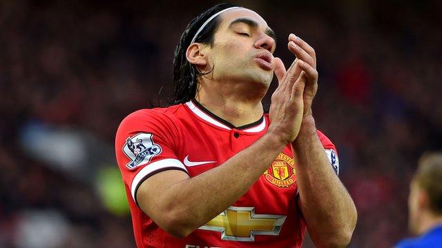 Manchester United striker Radamel Falcao