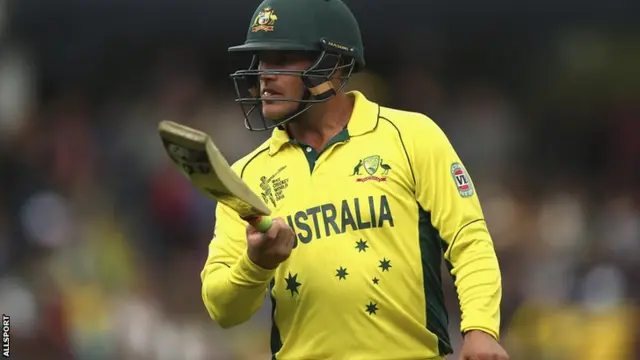 Aaron Finch is out